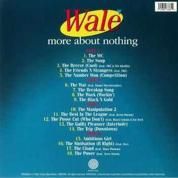 LP Wale - More About Nothing (2 LP) - 2