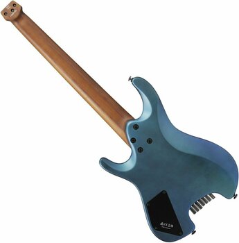Headless gitaar Ibanez Q547-BMM Blue Chameleon Metallic Matte - 2