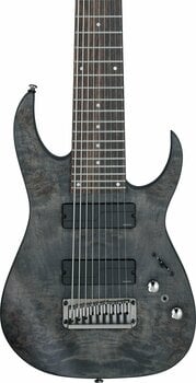 8-saitige E-Gitarre Ibanez RG9PB-TGF Transparent Gray Flat - 4