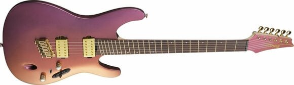 Elektryczna gitara multiscale Ibanez SML721-RGC Rose Gold Chameleon - 3
