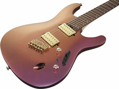 Multiscale electric guitar Ibanez SML721-RGC Rose Gold Chameleon - 6