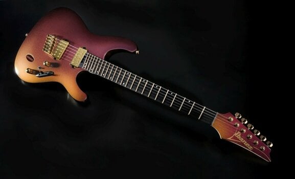 Guitares Multiscales Ibanez SML721-RGC Rose Gold Chameleon - 12