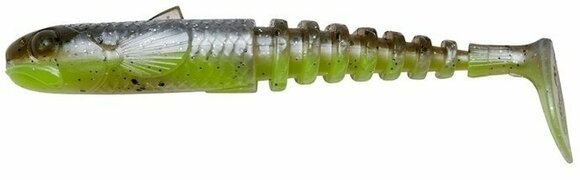 Gummiköder Savage Gear Gobster Shad 5 pcs Green Pearl Yellow 7,5 cm 5 g - 2