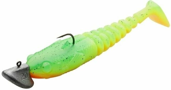 Esca siliconica Savage Gear Gobster Shad 5 pcs Green Pearl Yellow 7,5 cm 5 g - 5