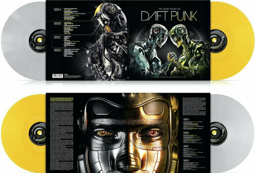 Disco in vinile Various Artists - Many Faces Of Daft Punk (Yellow & White Transparent Coloured) (2 LP) - 6