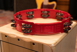 Classical Tambourine Meinl HTT10R 10" Headliner Series Tour Red 10" Classical Tambourine - 6