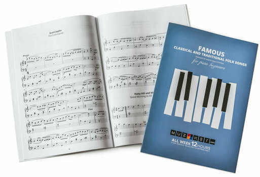 Bladmuziek piano's Muziker Famous Classical and Traditional Folk Songs Muziekblad - 3