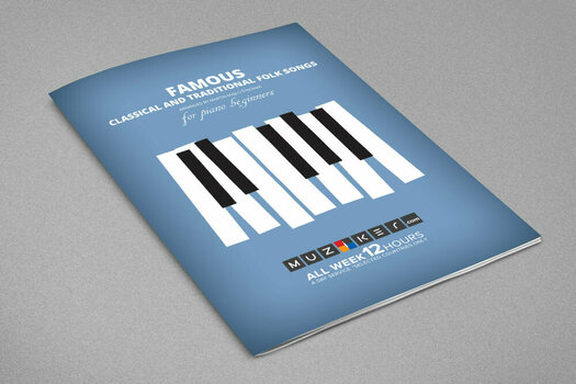 Music sheet for pianos Muziker Famous Classical and Traditional Folk Songs Music Book - 5