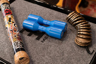 Shaker Meinl SH4GB Artist Series Luis Conte Glacier Blue Shaker - 5