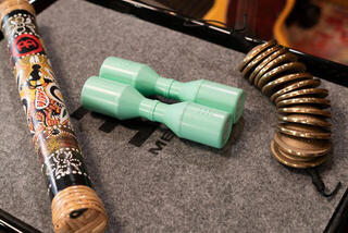 Shaker Meinl SH4SF Artist Series Luis Conte SeaFoam Green Shaker - 5