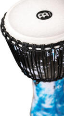 Djembe Meinl PADJ8-L-F 12" Rope Tuned Travel Series Djembe Galactic Blue Tie Dye 12" Djembe - 3