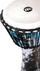 Djembe Meinl PADJ8-M-F 10" Rope Tuned Travel Series Djembe Galactic Blue Tie Dye 10" Djembe - 3