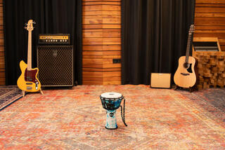 Djembe Meinl JRD-GB 7" Jr. Djembe Galactic Blue Tie Dye 7" Djembe - 5