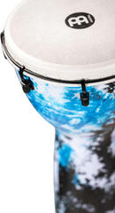 Djembe Meinl ADJ12-GB 12" Alpine Series Djembe Galactic Blue Tie Dye 12" Djembe - 3