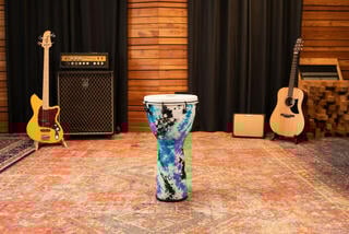 Djembe Meinl ADJ12-GB 12" Alpine Series Djembe Galactic Blue Tie Dye 12" Djembe - 5