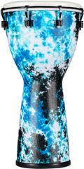 Djembe Meinl ADJ10-GB 10" Alpine Series Djembe Galactic Blue Tie Dye 10" Djembe - 1
