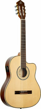 Klassisk guitar med forforstærker Ortega RCE145NT 4/4 - 4
