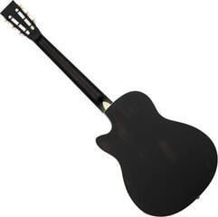Resonaattorikitara Ortega RRG40CE-DBK Distressed Black Satin Resonaattorikitara - 1