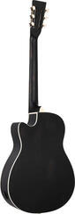 Resonaattorikitara Ortega RRG40CE-DBK Distressed Black Satin Resonaattorikitara - 5