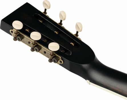 Guitare à résonateur Ortega RRG40CE-DBK Distressed Black Satin - 12