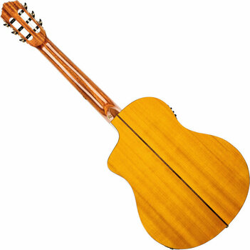 Klassisk gitarr med förförstärkare Ortega RCE170F 4/4 Stain Yellow - 2