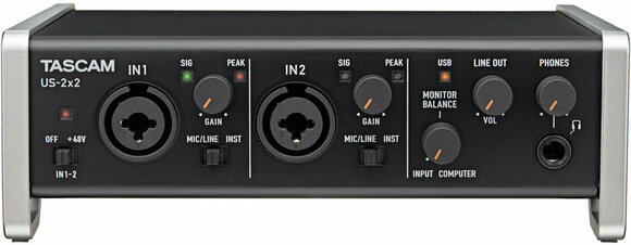 USB-audio-interface - geluidskaart Tascam US - 2