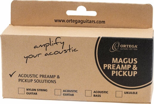 Pickup για Ακουστική Κιθάρα Ortega MAGUSFLY/G Μαύρο χρώμα - 3