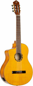 Klassinen kitara esivahvistimella Ortega RCE170F-L 4/4 Stain Yellow - 4