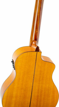Klassisk gitarr med förförstärkare Ortega RCE170F-L 4/4 Stain Yellow - 9
