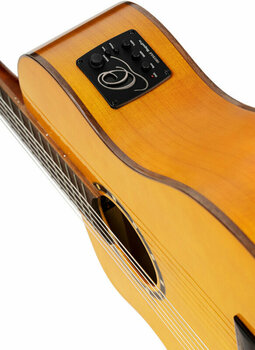 Класическа китара с предусилвател Ortega RCE170F-L 4/4 Stain Yellow - 11