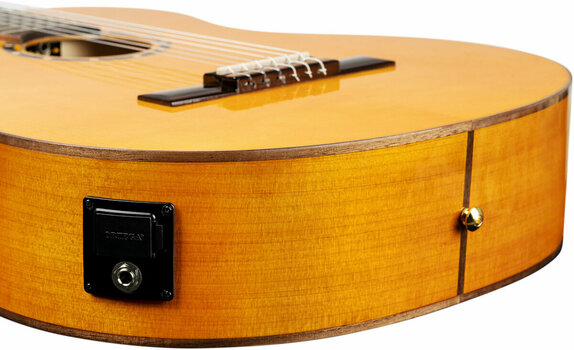 Klasická gitara s elektronikou Ortega RCE170F-L 4/4 Stain Yellow - 14