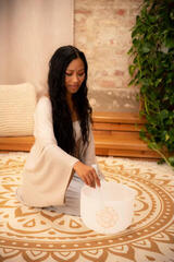 Instrumente de percuție pentru terapie muzicală Meinl SOLCSB10-741 Sonic Energy Castron Cantar Din Cristal 10" - 2