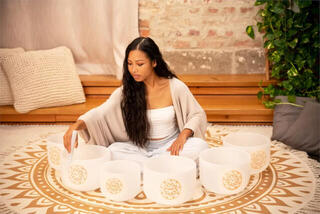 Perkusja dla terapii muzycznej Meinl SOLCSBSET Sonic Energy Zestaw misek kryształowych - 1