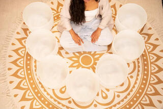 Zeneterápiás hangszerek Meinl PCSBSETCHA Sonic Energy Kristály tálak készlete - 2