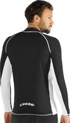 Hemd Cressi Rash Guard Man Black/White - 2