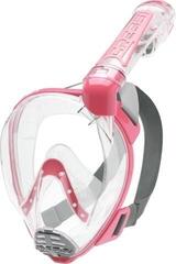 Tauchermaske Cressi Duke Dry Full Face Mask Pink Transparent M/L Tauchermaske - 1