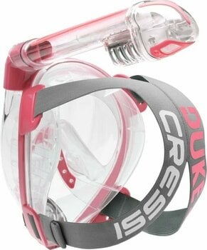 Diving Mask Cressi Duke Dry Full Face Mask Clear/Pink M/L - 4