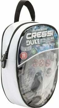 Potápěčská maska Cressi Duke Dry Full Face Mask Clear/Pink M/L - 12