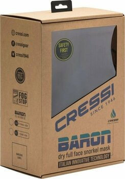 Diving Mask Cressi Baron Full Face Mask Clear/Aquamarine S/M - 3
