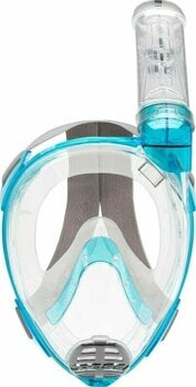 Маска за плуване Cressi Baron Full Face Mask Clear/Aquamarine M/L - 2