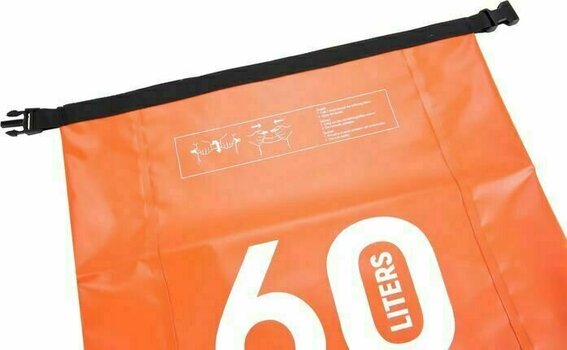 Borsa impermeabile Cressi Vak Dry Back Pack Orange 60 L - 6
