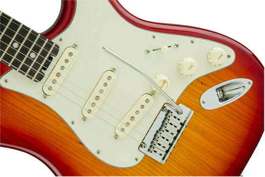 Electric guitar Fender American Elite Stratocaster RW Aged Cherry Burst (Ash) - 5