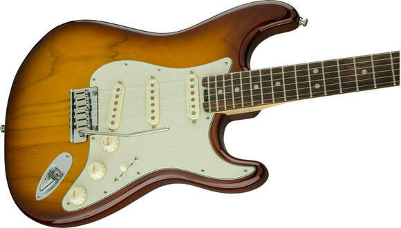 Guitarra elétrica Fender American Elite Stratocaster RW Tobacco Sunburst (Ash) - 4