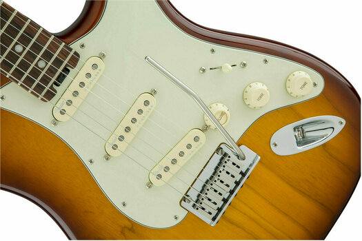 Guitarra elétrica Fender American Elite Stratocaster RW Tobacco Sunburst (Ash) - 5