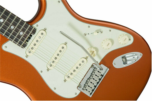 Guitare électrique Fender American Elite Stratocaster RW Autumn Blaze Metallic - 5