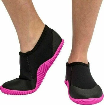 Неопренови обувки Cressi Minorca 3mm Shorty Boots Black/White/Pink Logo And Pink Solex XS - 5