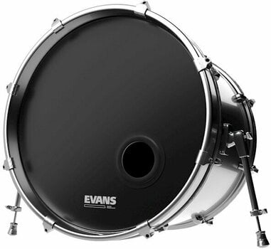 Resonant Drum Head Evans BD22REMAD EMAD Reso 22" Black Resonant Drum Head - 2