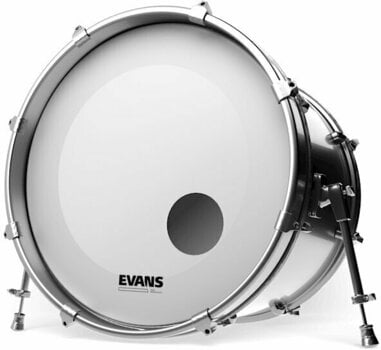 Resonant Drum Head Evans BD18RGCW EQ3 Coated White 18" White Resonant Drum Head - 2