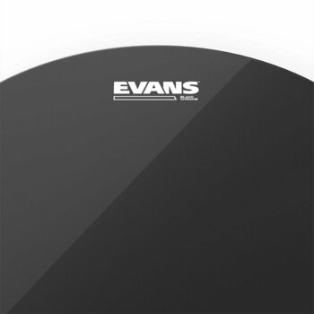 Kожа за барабан Evans TT12CHR Black Chrome Черeн 12" Kожа за барабан - 3