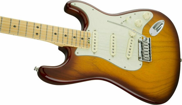 Guitarra elétrica Fender American Elite Stratocaster MN Tobacco Sunburst (Ash) - 3